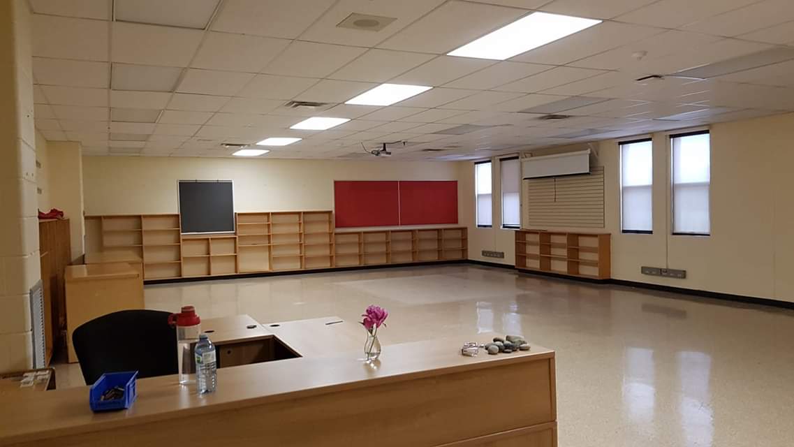empty library
